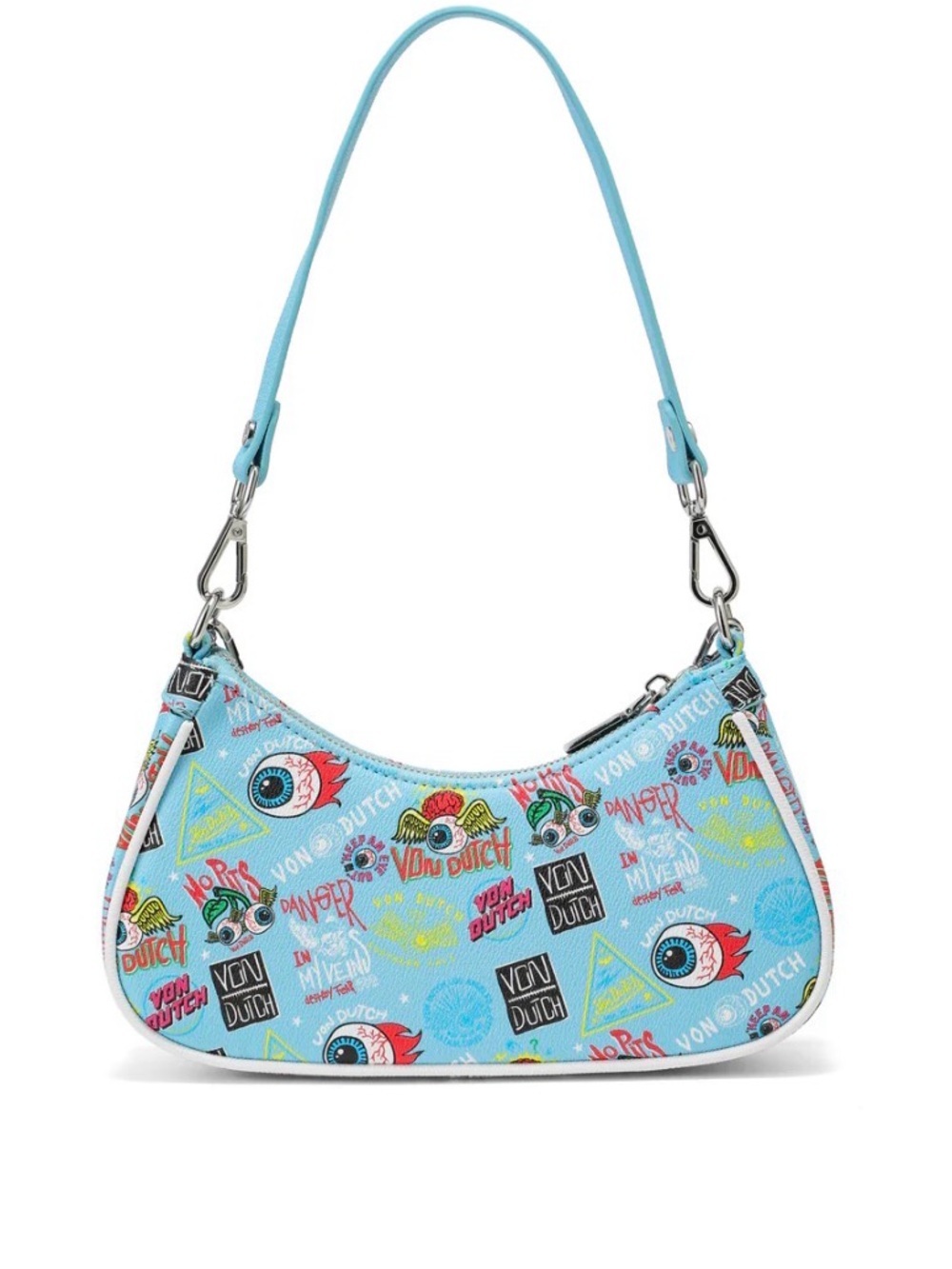 NWT Von Dutch Blue Jax Shoulder Bag
